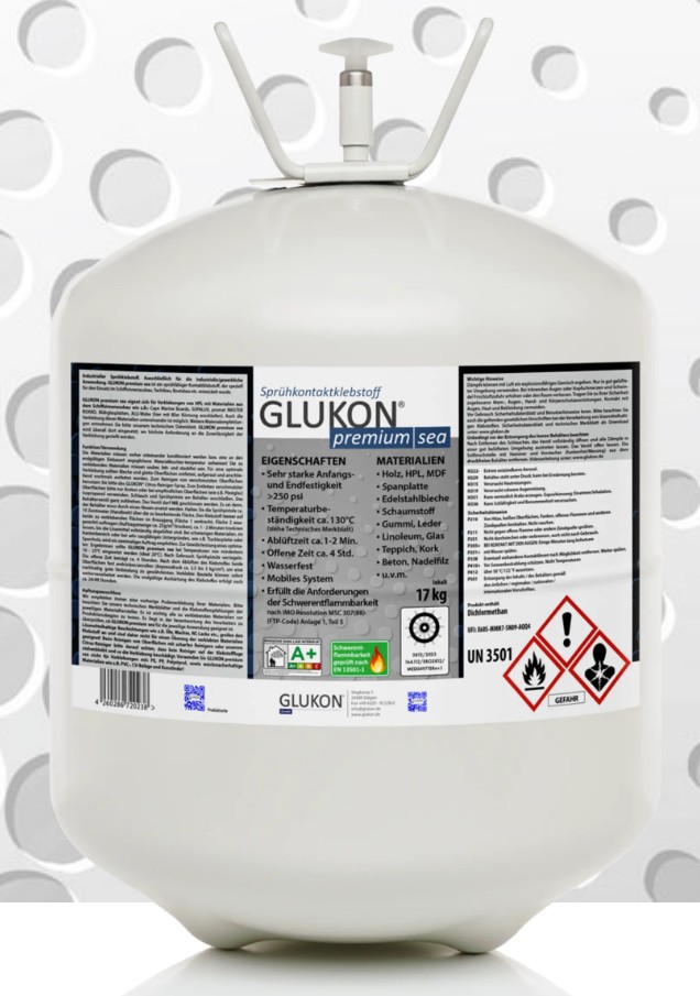 GLUKON Sprühkontaktkleber premium sea 17kg