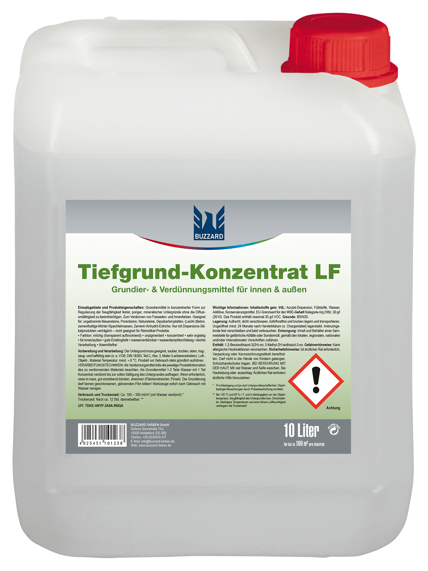 Buzzard Tiefgrund LF 5L Konzentrat